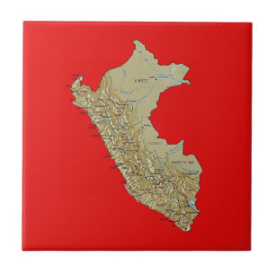 Peru Kartplatta Kakelplatta