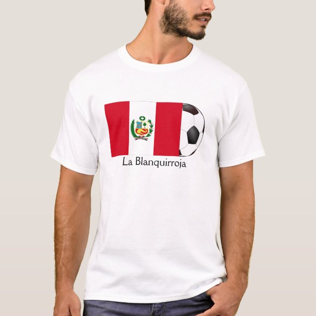Peru ’La Blanquirroja’ T Shirt (Framsida)