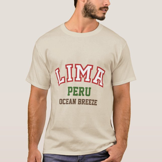 Peru Light Style T-Shirt (Framsida)