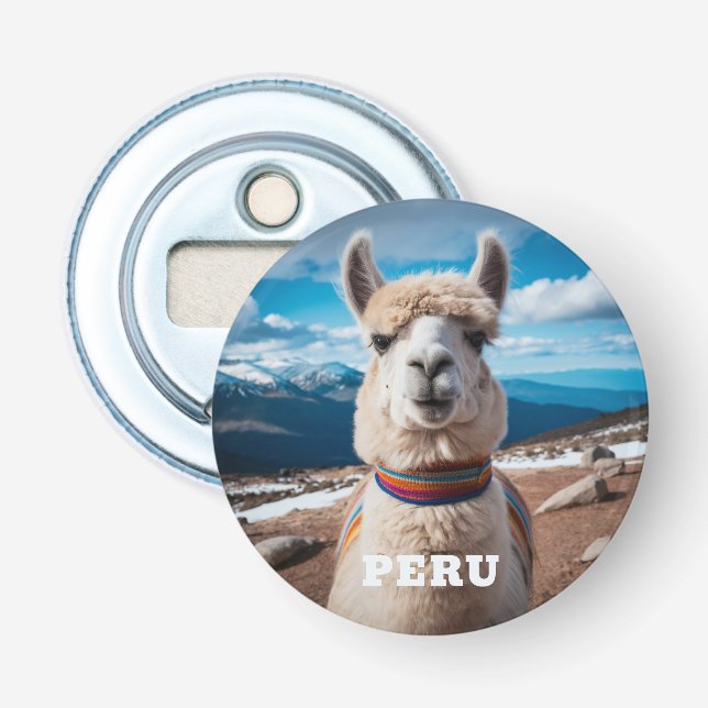 Peru Llama Flasköppnare (Framsidan)