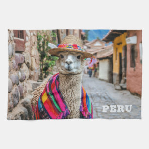 Peru Llama Kökshandduk