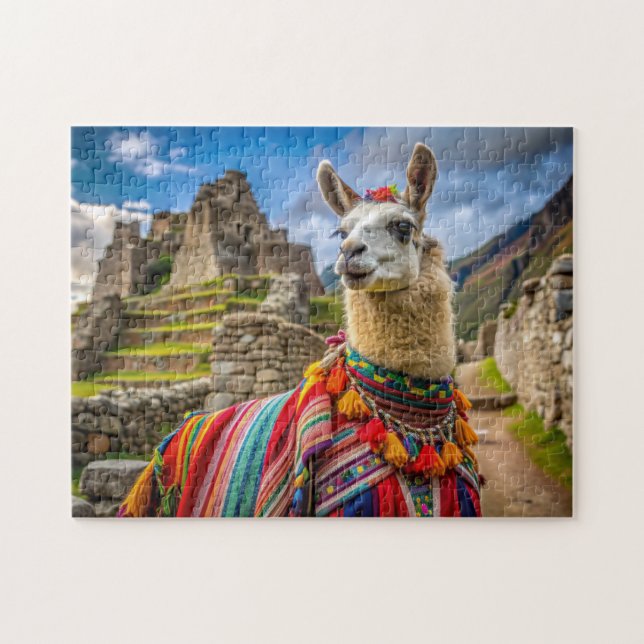 Peru Llama Pussel (Horisontell)