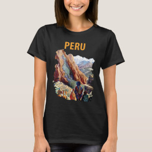 Peru Machu Picchu Anderna Scenisk Resa T Shirt