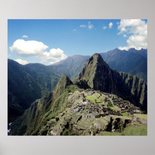 Peru, Machu Picchu, den 2:a gamla borttappaden Poster