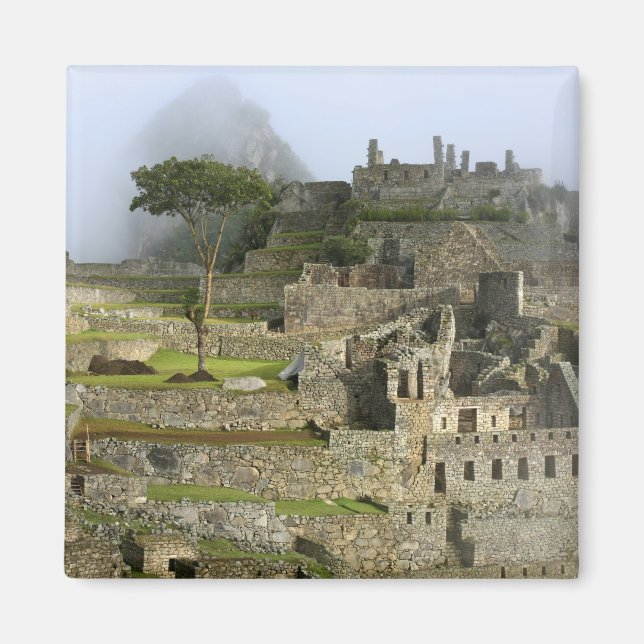 Peru, Machu Picchu. Den antika citadellen Magnet (Framsidan)
