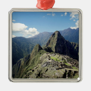 Peru, Machu Picchu, den antika förlorade staden 2 Julgransprydnad Metall