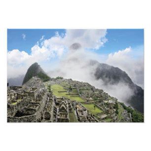 Peru, Machu Picchu, den antika förlorade staden 4 Fototryck