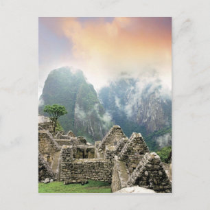 Peru, Machu Picchu, den antika förlorade staden Vykort