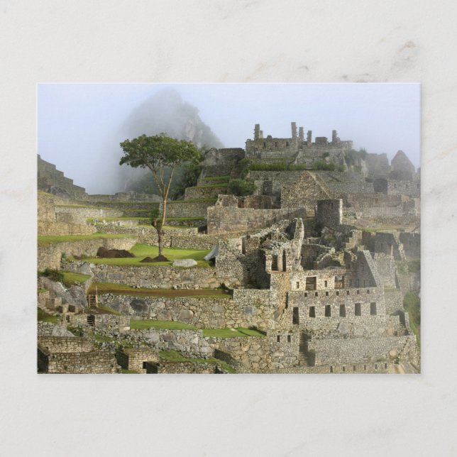 Peru, Machu Picchu. Den gamla citademin Vykort (Framsida)