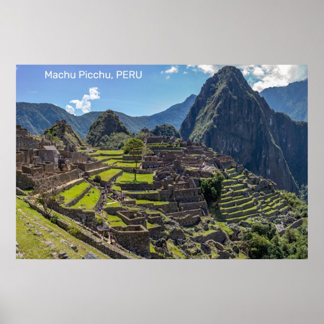 Peru Machu Picchu Poster (Framsidan)