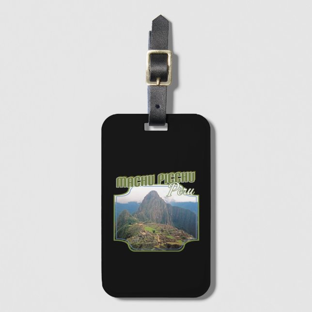 Peru Machu Picchu Ruins - Huayna Picchu Bagagebricka (Framsida vertikal)