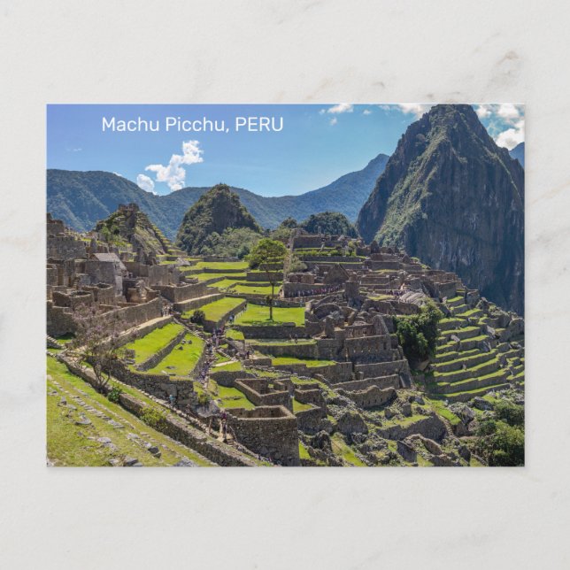 Peru Machu Picchu Vykort (Framsida)