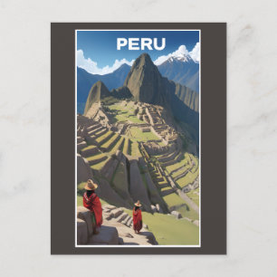Peru Machu Picchu Vykort