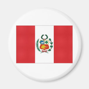 Peru medborgareflagga magnet
