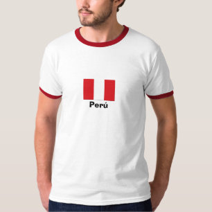 Perú medborgareflagga t shirt