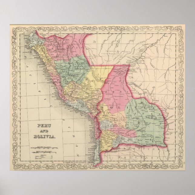 Peru och Bolivia 3 Poster (Framsidan)