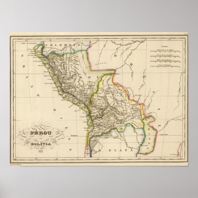 Peru och Bolivia 4 Poster (Framsidan)