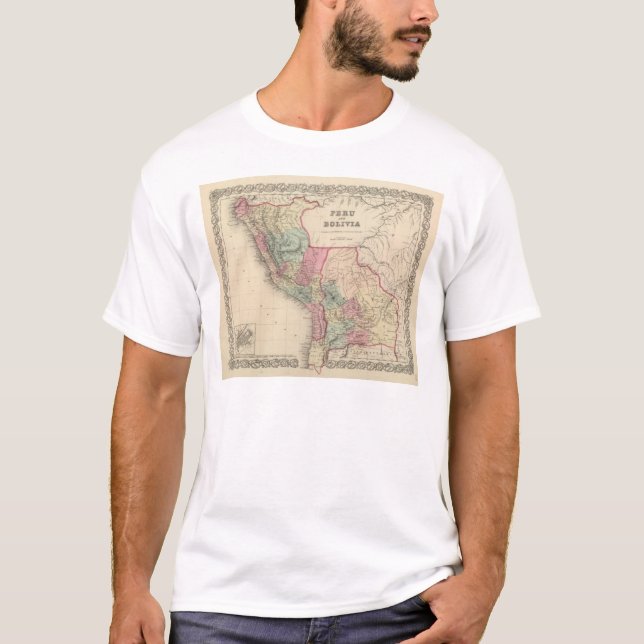 Peru och Bolivia 4 Tee Shirt (Framsida)