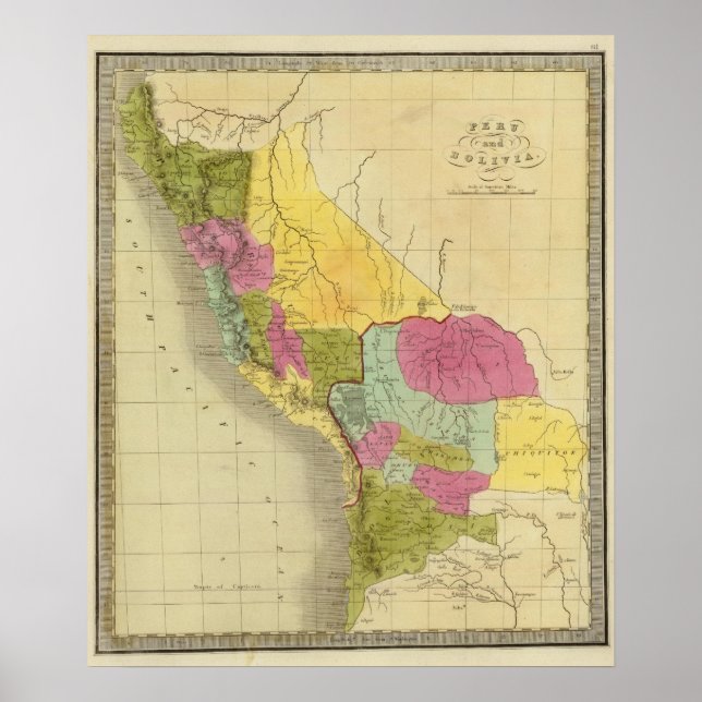 Peru och Bolivia Poster (Framsidan)