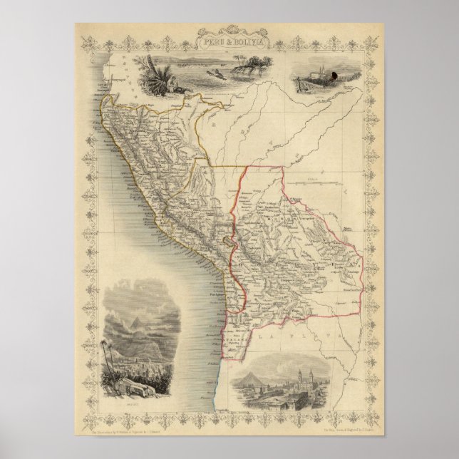 Peru och Bolivia Poster (Framsidan)