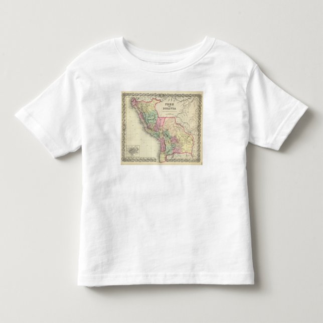 Peru och Bolivia T-shirt (Framsida)