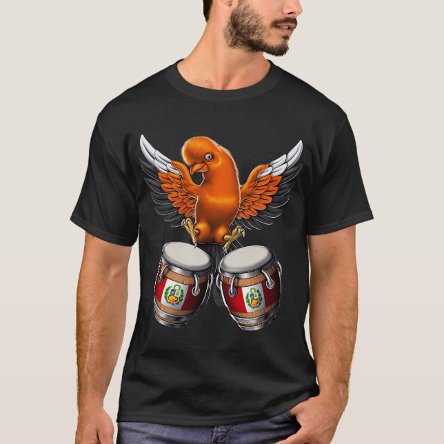 Peru papegoja t shirt (Framsida)