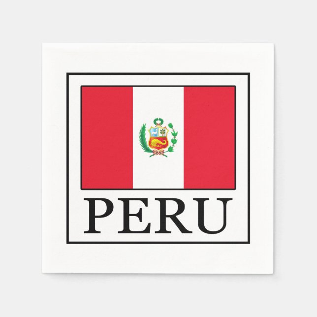 Peru Pappersservett (Framsidan)