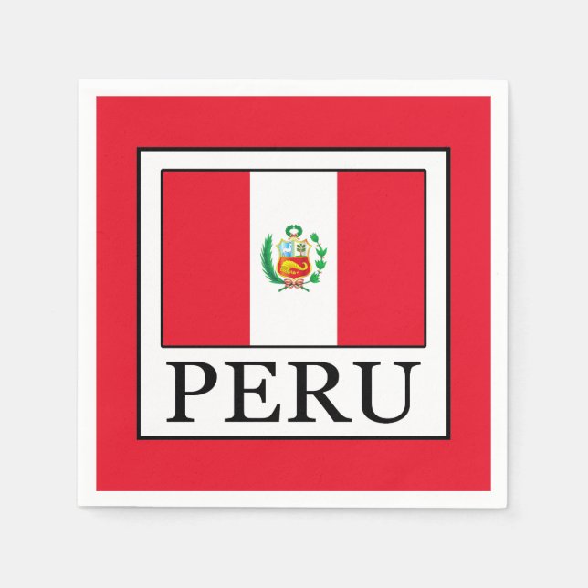 Peru Pappersservett (Framsidan)