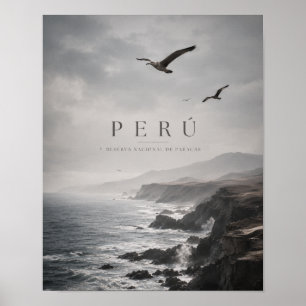 Perú Paracas Moody Kustresor Poster