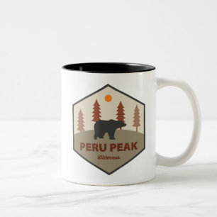 Peru Peak Wilderness Vermont Björn Två-Tonad Mugg