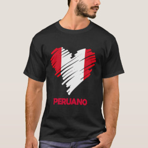 Peru Per㺠Peruvian Flagga Proud Peruano Peruana H T Shirt