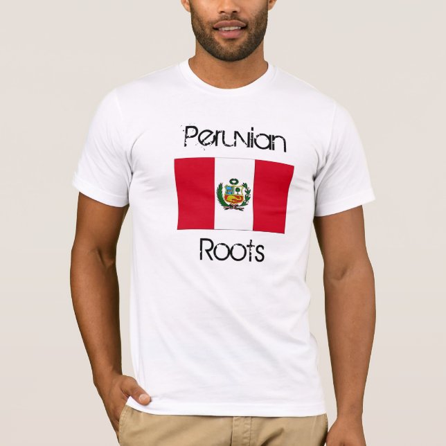 peru peruan, rotar t shirt (Framsida)