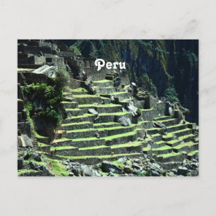Peru Ruins Vykort