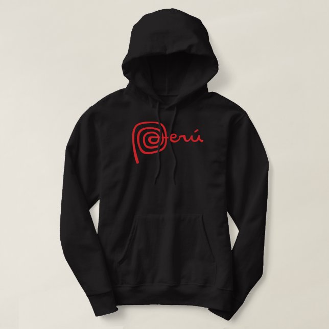Peru Shirt Logo Marca Peru Nazca Lines Hoodie (Design framsida)