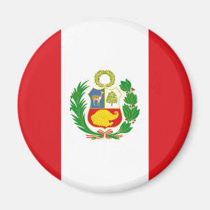 Peru Statlig flagga Magnet