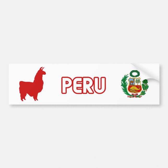Peru Stiker Bildekal (Framsidan)