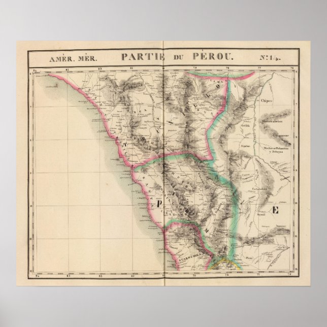 Peru, Sydamerika 14 Poster (Framsidan)