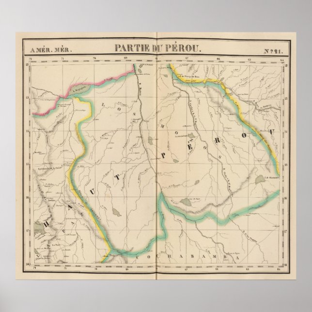 Peru, Sydamerika 21 Poster (Framsidan)