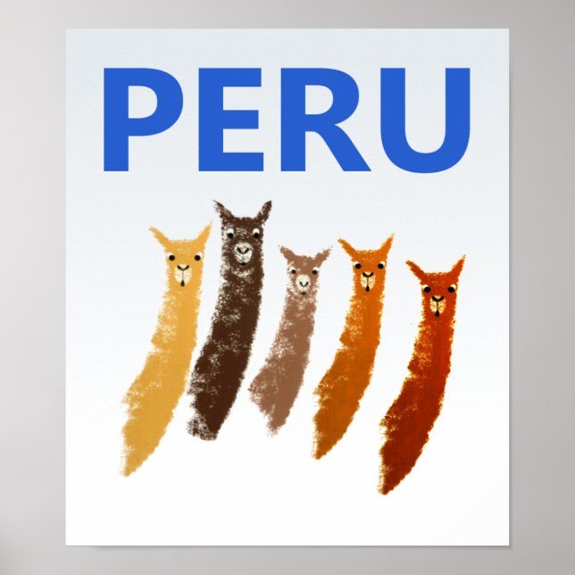 Peru Travel Poster (Framsidan)