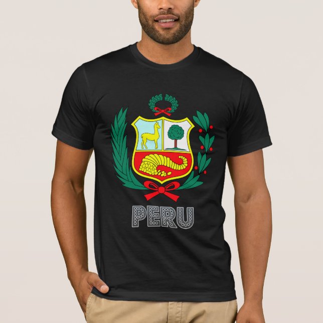 Peru vapensköld tee (Framsida)