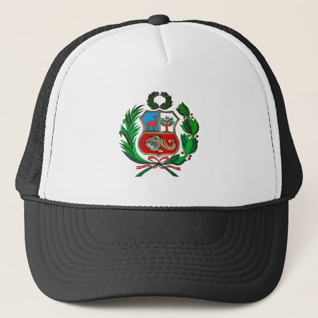 Peru vapensköld truckerkeps (Framsida)