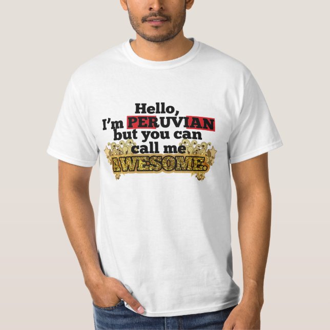 Peruan men appell mig som är enorm tröja (Framsida)