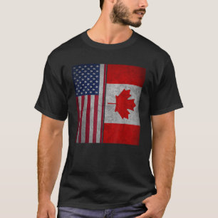 Peruanesisk halvperuanesisk halvperuanus, USA flag T Shirt