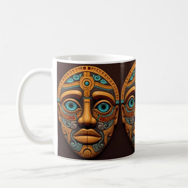 Peruansk Andeansk Andlighet: Chakana Essens Kaffemugg (Vänster)