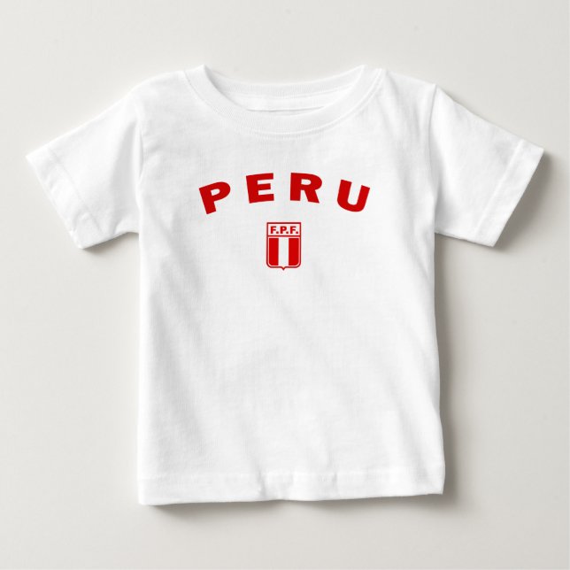 Peruansk FPF-fotbollutslagsplats T Shirt (Framsida)