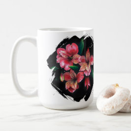 Peruansk lilja Kärlek är svaret kärleksmugg Kaffemugg