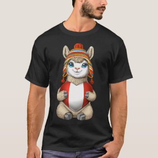 Peruansk Llama T Shirt