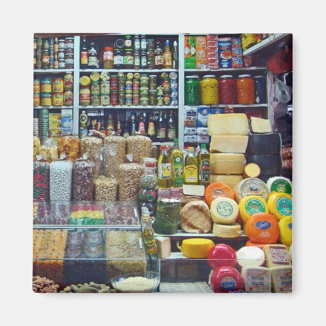 Peruansk marknadssort magnet (Framsidan)