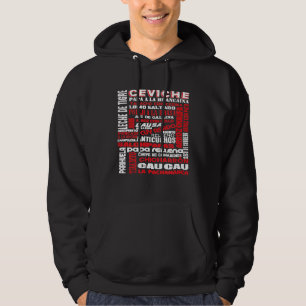 peruansk mat peru foodie kock gastronomi ceviche hoodie