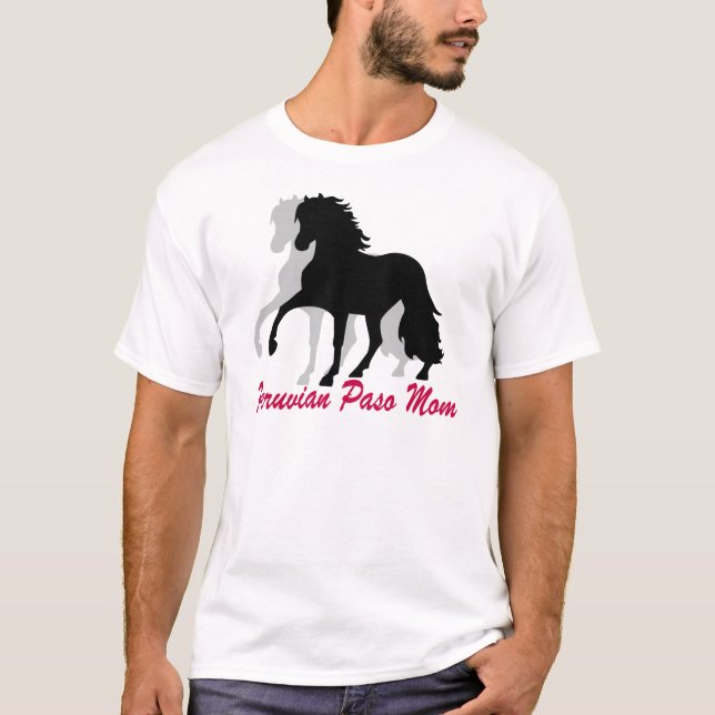 Peruansk Paso mamma T-shirt (Framsida)